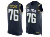 Men's Russell Okung #76 Nike Navy Blue Jersey - NFL Los Angeles Chargers Player Name & Number Tank Top