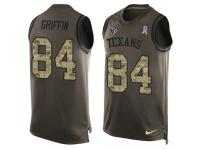 Men's Ryan Griffin #84 Nike Green Jersey - NFL Houston Texans Salute to Service Tank Top