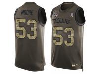 Men's Sio Moore #53 Nike Green Jersey - NFL Houston Texans Salute to Service Tank Top