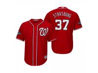 Men's Stephen Strasburg Washington Nationals Red 2019 World Series Champions Cool Base Jersey