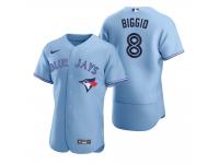 Men's Toronto Blue Jays Cavan Biggio Nike Light Blue 2020 Alternate Jersey