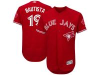 Men's Toronto Blue Jays Jose Bautista Majestic Red 2017 Flex Base Authentic Collection Player Jersey