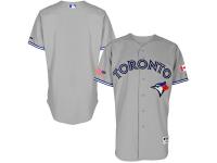 Men's Toronto Blue Jays Majestic Gray  Stars & Stripes 2016 Independence Day  Cool Base Team Authentic Jersey