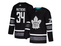 Men's Toronto Maple Leafs #34 Auston Matthews Adidas Black Authentic 2019 All-Star NHL Jersey