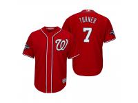 Men's Trea Turner Washington Nationals Red 2019 World Series Champions Cool Base Jersey