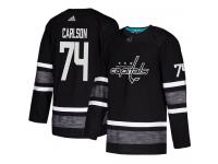 Men's Washington Capitals #74 John Carlson Adidas Black Authentic 2019 All-Star NHL Jersey