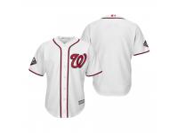 Men's Washington Nationals White 2019 World Series Cool Base Jersey