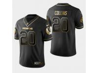 Men's Washington Redskins #20 Landon Collins Golden Edition Vapor Untouchable Limited Jersey - Black