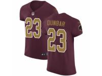 Men's Washington Redskins #23 Quinton Dunbar Burgundy Red Alternate Vapor Untouchable Elite Player Football Jersey