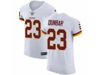 Men's Washington Redskins #23 Quinton Dunbar White Vapor Untouchable Elite Player Football Jersey