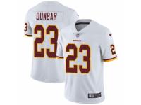 Men's Washington Redskins #23 Quinton Dunbar White Vapor Untouchable Limited Player Football Jersey