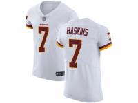 Men's Washington Redskins #7 Dwayne Haskins White Vapor Untouchable Elite Player Football Jersey
