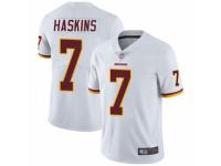 Men's Washington Redskins #7 Dwayne Haskins White Vapor Untouchable Limited Player Football Jersey