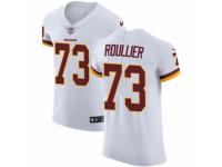 Men's Washington Redskins #73 Chase Roullier White Vapor Untouchable Elite Player Football Jersey