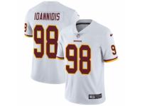 Men's Washington Redskins #98 Matt Ioannidis White Vapor Untouchable Limited Player Football Jersey