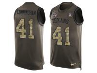 Men's Zach Cunningham #41 Nike Green Jersey - NFL Houston Texans Salute to Service Tank Top