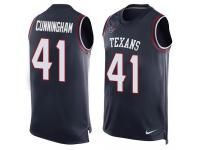 Men's Zach Cunningham #41 Nike Navy Blue Jersey - NFL Houston Texans Player Name & Number Tank Top