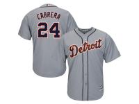 Miguel Cabrera Detroit Tigers Majestic Cool Base Player Jersey - Gray