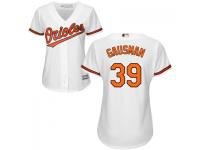 MLB Baltimore Orioles #39 Kevin Gausman Women White Cool Base Jersey