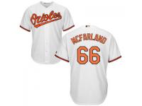 MLB Baltimore Orioles #66 T.J. McFarland Men White Cool Base Jersey