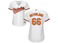 MLB Baltimore Orioles #66 T.J. McFarland Women White Cool Base Jersey