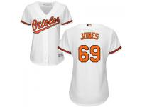 MLB Baltimore Orioles #69 Chris Jones Women White Cool Base Jersey