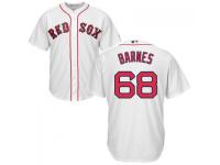 MLB Boston Red Sox #68 Matt Barnes Men White Cool Base Jersey