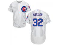 MLB Chicago Cubs #32 Dallas Beeler Men White Authentic Flexbase Collection Jersey