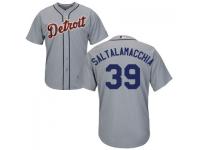 MLB Detroit Tigers #39 Jarrod Saltalamacchia Men Grey Cool Base Jersey