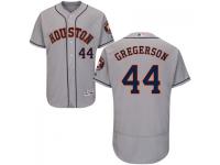 MLB Houston Astros #44 Luke Gregerson Men Grey Authentic Flexbase Collection Jersey