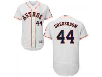 MLB Houston Astros #44 Luke Gregerson Men White Authentic Flexbase Collection Jersey