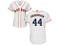MLB Houston Astros #44 Luke Gregerson Women White Cool Base Jersey