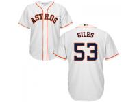 MLB Houston Astros #53 Ken Giles Men White Cool Base Jersey