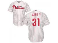 MLB Philadelphia Phillies #31 Michael Mariot Men White Cool Base Jersey