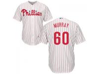 MLB Philadelphia Phillies #60 Colton Murray Men White Cool Base Jersey