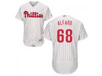 MLB Philadelphia Phillies #68 Jorge Alfaro Men White Authentic Flexbase Collection Jersey