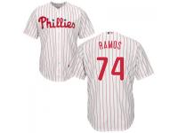 MLB Philadelphia Phillies #74 Edubray Ramos Men White Cool Base Jersey