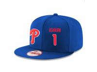 MLB 's Philadelphia Phillies #1 Richie Ashburn Stitched New Era Snapback Adjustable Player Hat - Royal Red