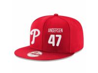 MLB 's Philadelphia Phillies #47 Howie Kendrick Stitched Snapback Adjustable Player Hat - Red White