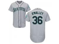 MLB Seattle Mariners #36 Shawn O'Malley Men Grey Authentic Flexbase Collection Jersey