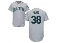 MLB Seattle Mariners #38 Vidal Nuno Men Grey Authentic Flexbase Collection Jersey