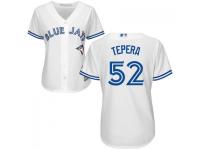 MLB Toronto Blue Jays #52 Ryan Tepera Women Royal Blue Cool Base Jersey