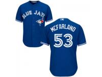 MLB Toronto Blue Jays #53 Blake McFarland Men Royal Blue Cool Base Jersey