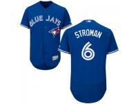 MLB Toronto Blue Jays #6 Marcus Stroman Men Royal Blue Authentic Flexbase Collection Jersey