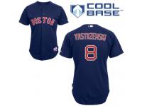 Navy Blue Carl Yastrzemski Men #8 Majestic MLB Boston Red Sox Cool Base Alternate Jersey