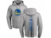 NBA Men Nike Golden State Warriors #10 Tim Hardaway Ash Backer Pullover Hoodie