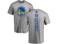 NBA Men Nike Golden State Warriors #10 Tim Hardaway Ash Backer T-Shirt