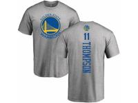 NBA Men Nike Golden State Warriors #11 Klay Thompson Ash Backer T-Shirt