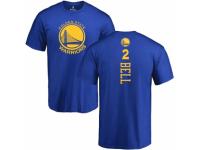 NBA Men Nike Golden State Warriors #2 Jordan Bell Royal Blue Backer T-Shirt