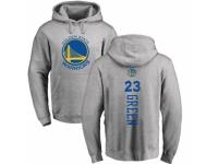 NBA Men Nike Golden State Warriors #23 Draymond Green Ash Backer Pullover Hoodie